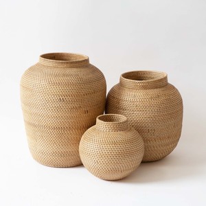 Jarrón de Mimbre Hecho a Mano Irrompible, Grande, Alto, Decoración del Hogar, Jarrones de Ratán Tejidos a Mano al por Mayor - Product Image 6