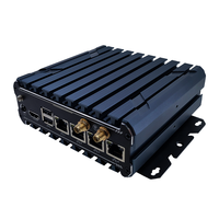 Mini Computadora Industrial Integrada Sin Ventilador, Carcasa de Aluminio, Doble LAN, COM, HDMI, VGA, USB, Amplio Rango de Temperatura 24/7, Larga Duración de la Batería, Montaje Industrial