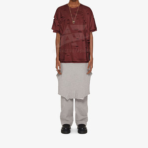 Easy Wear Breathable Men Distressed <b>T</b> <b>Shirt</b> Fashionable Adults Outdoor Use Men Distressed <b>T</b> <b>Shirt</b> - Product Image 4