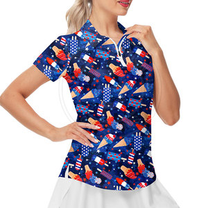Vêtements de golf tendance pour femmes, polos de golf extensibles, confortables et respirants, pour un style de vie moderne et pour les courses de golf. - Product Image 2