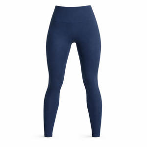Seamless Solid High Waisted Elastic Waist Yoga <b>Leggings</b> Sculpt Fit Breathable Quick Dry Workout Gym Running Activewear for Women - Product Image 1
