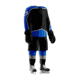 Custom Unisex Ice Hockey Jersey Set White Green <b>Red</b> Solid Full Sleeve Sublimated Breathable Moisture Wicking Front Adult All - Product Image 5