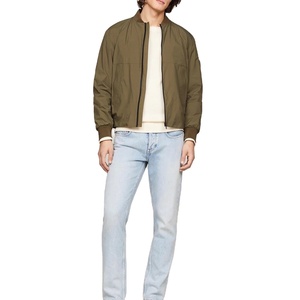 Top Quality Custom Logo Men's Slim Casual Outwear Breathable <b>Lightweight</b> Bomber <b>Jacket</b> Unisex 2025 Slim Fit - Product Image 4