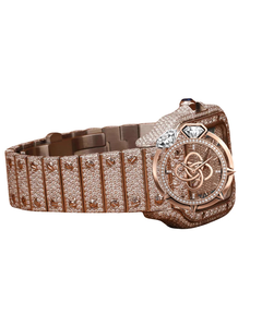 Montre de luxe pour homme avec logo personnalisé OEM ODM, diamants Moissanite, pavé complet de pierres VVS, bracelet en acier inoxydable - Product Image 2