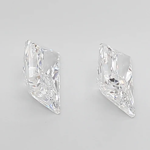 Par de Diamantes Cultivados en Laboratorio con Corte Trapezoide de 1.00 CTW (0.50 Ct Cada Uno) |   Diamante LGD Suelto de Color E-F VVS para Piedras Laterales - Product Image 2