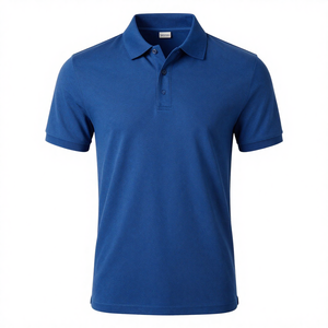Chemise de golf pour homme à manches courtes de haute qualité OEM, en coton, avec logo personnalisé brodé, pour l'été - Product Image 2