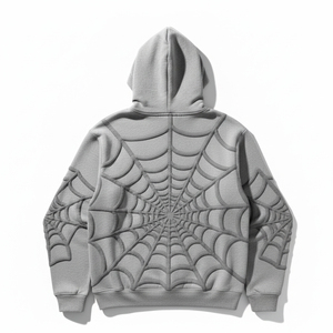 Sudadera con capucha prémium al por mayor 555555 con estampado de espuma, chándal unisex de forro polar, sudadera de ropa urbana, directo de fábrica - Product Image 3