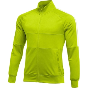 Chaqueta Deportiva con Cierre de Cremallera para Hombre, Marca INDEX SPORTSWEAR, Color Verde, Forro Polar, Cuello Alto, Transpirable, de Poliéster, para Otoño - Product Image 2