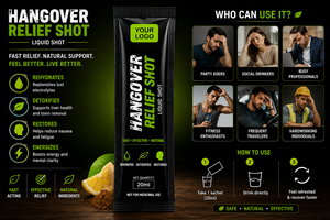 Sachet de Bebida Electrolítica para el Bienestar con Extracto de Cardo Mariano, Jengibre y Complejo de Vitamina B, Fórmula Líquida Lista para Beber - Product Image 6