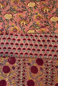Breathable Eco Friendly Hand Block Printed 100%Cotton Fabric Handcrafted Jaipur Heritage Traditional Block Print Cotton Fabric - Product Image 3