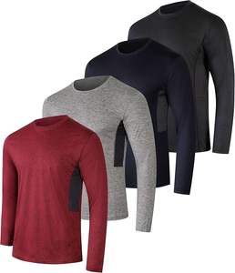 T-shirt personnalisé pour homme en coton 100% écologique, respirant, à séchage rapide, anti-plis, imprimé en sérigraphie, tricoté uni, OEM - Product Image 2