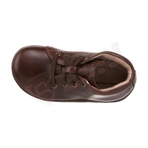 Baskets en cuir marron unisexes pour bébés et enfants en bas âge avec semelles en cuir véritable EVA TPR en maille de caoutchouc - Product Image 3