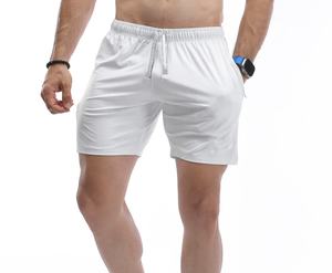 Custom Men's High Street Sports Shorts Double-<b>Layer</b> Heat-Transfer Printed Solid 100% Polyester Gym Basketball Inseam Street Wear - Product Image 2