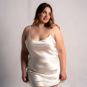 Vestido de Noche Corto de Satén para Mujer, Estilo Holgado y con Hombros Descubiertos, para Primavera - Product Image 1