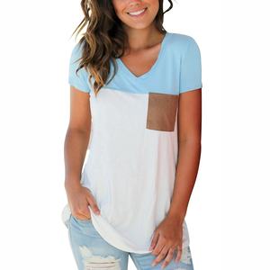 Hot Selling Women's Formal <b>T</b> <b>Shirts</b> Outdoor Casual Wear High Quality Cotton Front <b>Pocket</b> <b>Shirt</b> Quick Dry Fitness <b>Shirts</b> - Product Image 2