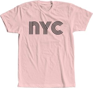 Camiseta de Hombre Azul Marino con Estampado de NYC, Manga Corta, Cuello Redondo, Corte Regular, 100% Algodón Jersey, Logotipo Frontal - Product Image 4