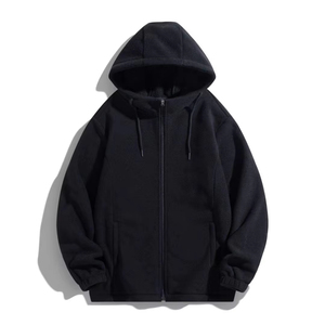 Manufacturer Customized Adult Professional <b>Zipper</b> Hoodie Full-Sleeve Fitted Mens Hoodies 100% Cotton Fleece for Winter - Product Image 1