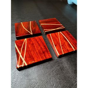 Posavasos Elegantes de Resina y Madera para Café, Té y Uso Diario - Product Image 4