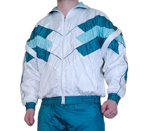 Conjunto Deportivo Retro Premium para Hombre, Chaqueta Cortavientos y Pantalones de Nylon, Ropa Deportiva Personalizada de Dos Piezas, Estilo Urbano Vintage - Product Image 6