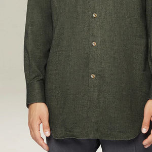 Elegant Long Sleeve Casual Shirt With Refined Collar Structure And Clean Front Finish Made From High Quality Fabric For Men 2026 - Product Image 3