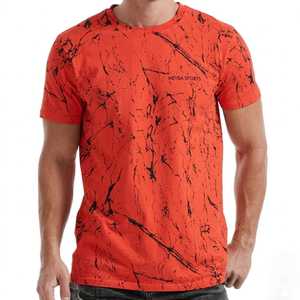 Camiseta de Algodón con Estampado Abstracto para Hombre, Premium 2026, Estilo Casual, Corte Ajustado, Gráfico, Suave, Transpirable, Manga Corta, Verano - Product Image 4