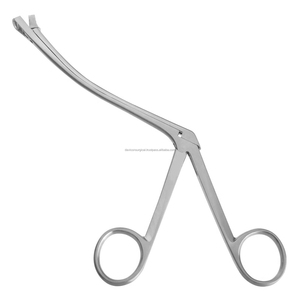 MELTZER Manual Adenoid Punch with Curved Shank and Triangular Jaw Stainless Steel 8mm <b>Bite</b> 5 5/16in - Product Image 1