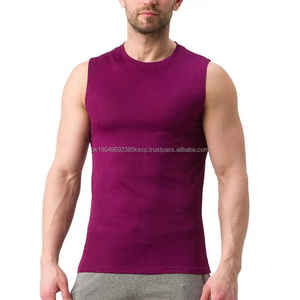 Tank Top OEM Wholesale Sports <b>Men's</b> Plus Size Thick Cotton Blank Plain Gym Tank Top High Quality Black Sleeveless - Product Image 1