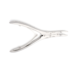 Rongeur à os Boehler à double action, articulé, courbé à 30 degrés, 2 mm, 15 cm, en acier inoxydable, instrument chirurgical - Product Image 5