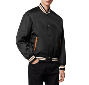 Veste de sport en satin avec logo personnalisé, veste de baseball, veste de sport décontractée pour homme, veste de sport d'extérieur - Product Image 5