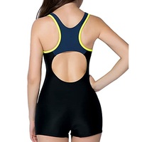Maillots de bain de plage pour femmes entièrement personnalisés avec short à col rond et logo sur le devant - Haute qualité, séchage rapide