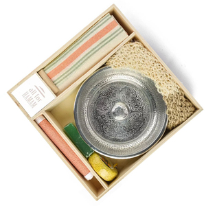 Ensemble de bain traditionnel comprenant un bol de hammam traditionnel et des accessoires de salle de bain classiques - Product Image 5