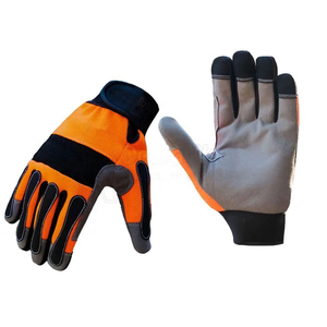 Heavy Duty Mechanic Work <b>Gloves</b> | Leather Impact Protection Anti-Slip <b>Gloves</b> | <b>Touchscreen</b>-Resistant Needle-Detecting <b>Gloves</b> - Product Image 4