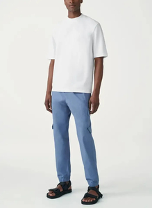 เสื้อยืดผู้ชายผ้าฝ้าย 100% คุณภาพสูง น้ำหนักเบา คอกลม แขนสั้น สไตล์ลำลอง สตรีทแวร์ สีพื้น ระบายอากาศได้ดี ปรับแต่งได้ - Product Image 3