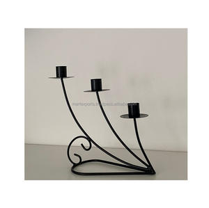 Candelabro Decorativo de Metal Hecho a Mano, Diseño Moderno y Ecológico de Lujo para Uso en Mesa en Bodas y Celebraciones - Product Image 2