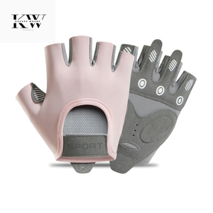 Guantes de Gimnasio para Mujer, Guantes de Entrenamiento de Medio Dedo, Antideslizantes, Transpirables, para Levantamiento de Pesas, con Logotipo Personalizado - Product Image 4