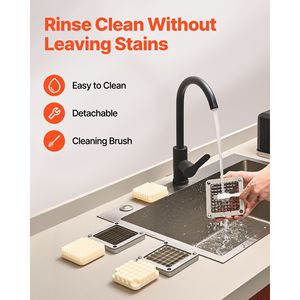 Affettatrice Commerciale in Acciaio Inossidabile per Patatine Fritte con 3 Lame di Ricambio da 1/2, 3/8 e 1/4 di Pollice per Tagliare Verdure e Frutta - Product Image 6