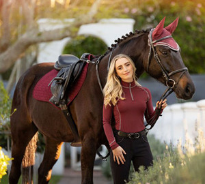Ropa Ecuestre Transpirable de Alta Calidad para Mujer, Fabricada en India, Camiseta de Compresión Horsekraft para Montar a Caballo - Product Image 4