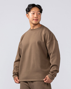 Sweat-shirts en molleton 350 g/m² personnalisés unisexes pour femmes et hommes, col rond, poids lourd - Product Image 1