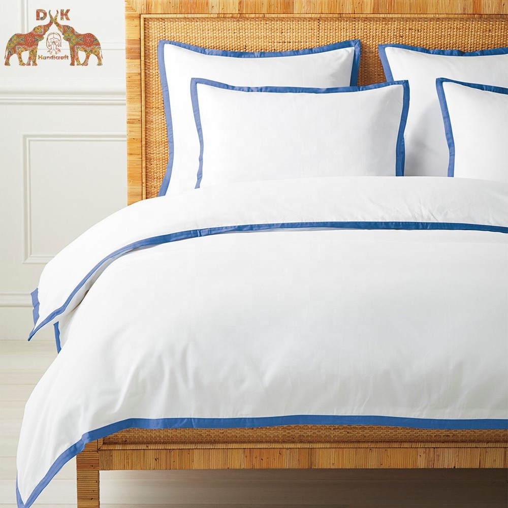 Производитель, пододеяльник для отеля, однотонный пододеяльник из чистого хлопка, одеяло с натуральным окрашенным покрытием, комплект пододеяльников