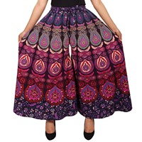 Pantalon Palazzo Bohème en Rayonne pour Femme, Imprimé Numérique, Coupe Ample, Longueur Cheville, Décontracté, Extensible, Séchage Rapide, Plage, Toutes Saisons, Inde