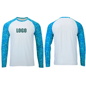 Camisetas de Pesca Estampadas con Protección UV UPF 50, Camisetas de Pesca de Manga Larga de Secado Rápido para Hombre, Protección UV Transpirable - Product Image 3