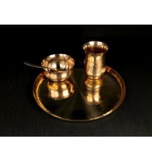 Juego de Vajilla de Bronce Kansa, Juego de Thali Tradicional para Restaurantes, Hoteles y Servicios de Catering - Product Image 2