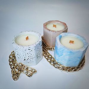 Portavelas de Resina Hecho a Mano, Decorativo, para Velas de Té, para Mesa de Comedor, Dormitorio, Bodas y Fiestas - Product Image 4