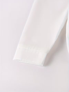 Unisex POLO <b>Cardigan</b> Shirt High School Uniform College Style POLO Collar Long-Sleeved Open Button 100% Cotton <b>Spring</b> Autumn Easy - Product Image 6