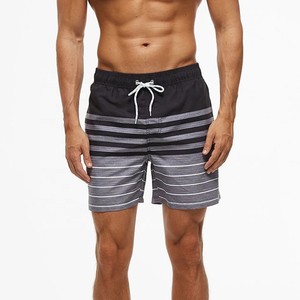 KCOA OEM Custom Mens Beachwear and Swimwear Beach Board Shorts Swimming TrunksMen's Double <b>Layer</b> Black Running Shorts - Product Image 6