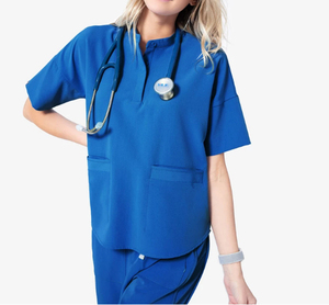 Conjunto de Uniformes Médicos Antiarrugas para Enfermeras, Tela Suave y Lavable, Bata para Pacientes, Uniforme de Hospital, Uniformes Modernos - Product Image 2