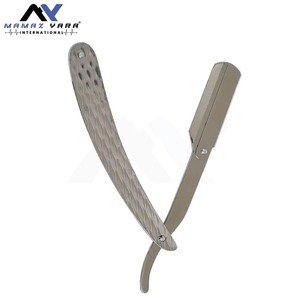 Premium Swing Lock <b>Barber</b> Razor with Genuine Stainless Steel Single <b>Blade</b> Smooth Handle Non Disposable Straight Edge Shaving Raz - Product Image 5