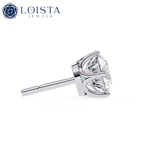 Pendientes de Diamantes Cultivados en Laboratorio con Certificación IGI Gia HPHT CVD, Pendientes de Oro, Joyería de Diamantes Cultivados en Laboratorio - Product Image 3