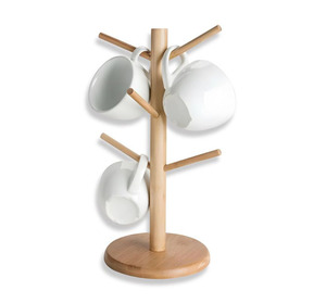 Top Selling Wooden Mug <b>Tree</b> <b>Stand</b> Rustic Artistic Handcrafted Minimalist Modern Kitchen Dining Home Office Organize - Product Image 1