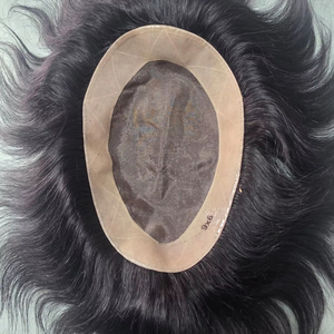 Prótesis capilar de base mono de cabello indio, extensiones de cabello, rizo francés, onda de agua, onda profunda, onda corporal, cabello Remy, Taz Dreadlocs - Product Image 1